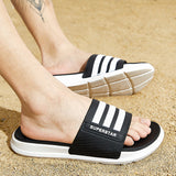 Men's Flip Flops Men Slides Comfort Slides Sandal Men's Summer Beach Comfort and Casual