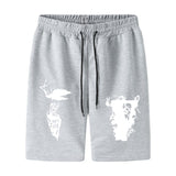 Vlone Shorts Summer Printed Casual Loose Plus Size Sports