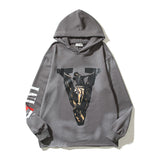 Kanye West Sunday Service Hoodie Autumn And Winter Distressed Retro Hooded Sweater