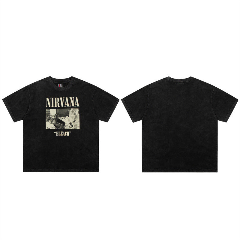 Nirvana T Shirt Nirvana Band Rock Vintage Loose