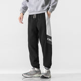 Man Fall Outfis Fleece-Lined Knitting Casual Pants Male Student Warm