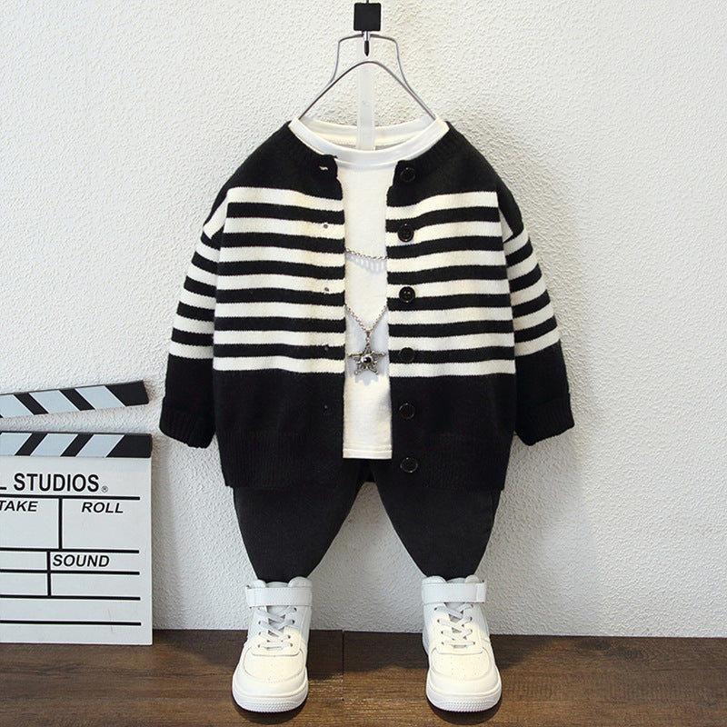 Toddler Boys Sweater Boys' Spring Sweater Autumn Top