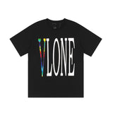 Vlone T Shirt Half Sleeve Men'S And Women'S Loose T-Shirt