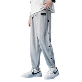 Grey Sweatpants Men's Fashion Brand Ankle Banded Sports Pants Spring and Summer Loose