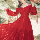 Coachella Music Festival Outfits Vintage Red Dress Travel Photography Dress