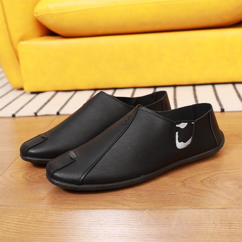 Men's Loafers Relaxedfit Slipon Loafer Men Shoes Men's Business Leather Shoes Casual Shoes Retro Formal Shoes