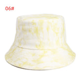 Bucket Hat Fishing Cap Cotton Print Fisherman Hat Bucket Hat Fashion Color Gradual Sun Hat