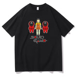 Squid Game Costume T-shirt Loose Men's and Women's Short Sleeve T-shirt