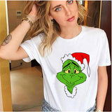 Men and Women Grinch Shirt Christmas Grinch Pattern T-shirt