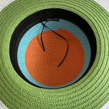 Summer Hats Rainbow Striped Hat Children Sun Protection Hat Beach Sun Hat