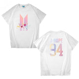 BTS Proof T Shirt T-shirt Summer Loose-Fitting Casual round-Neck Short Sleeve