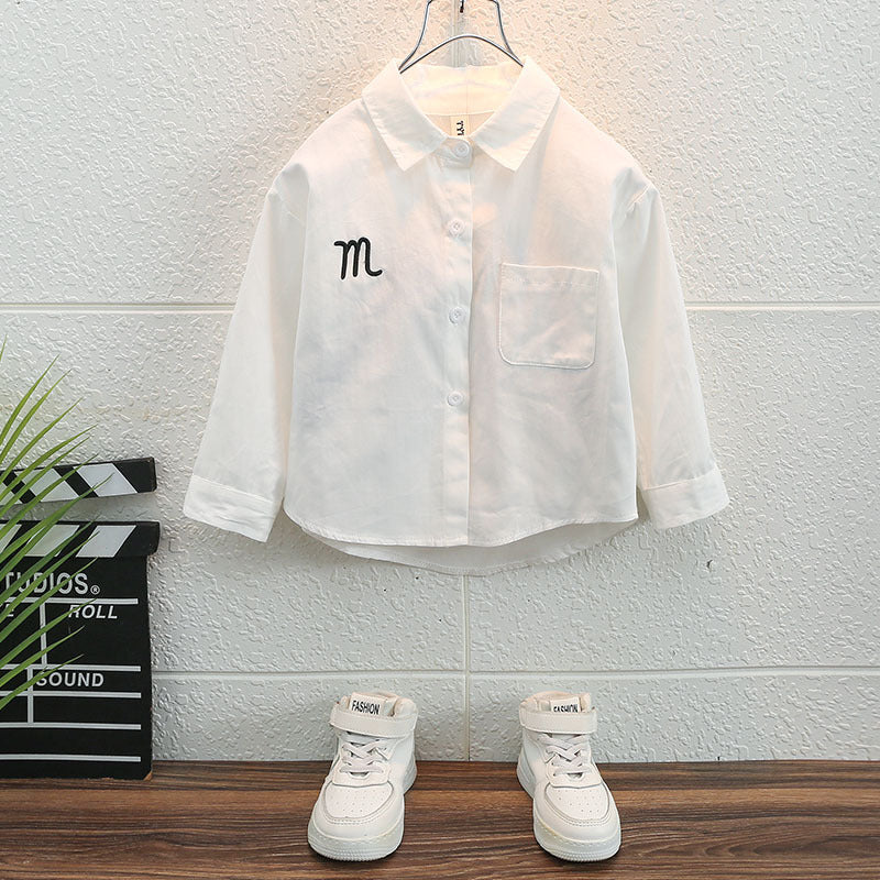 Toddler Boys Sweater Spring and Autumn Long Sleeve Shirt