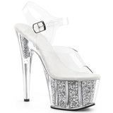 Clear Heels Pole Dance High Heels Non-Slip Model Catwalk Show Shoes