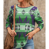 Romanian Gypsy Outfits Long-Sleeved T-shirt for Women