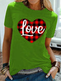 Valentine's Day T Shirt Men's Short-Sleeved European and American Top T-shirt