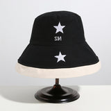 Women Bucket Hat Large Board Brim Face Cover Ultraviolet-Proof
