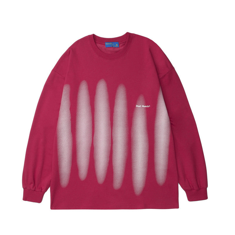 Crew Neck Sweatshirts for Men Men's Clothing Hip Hop Print Casual