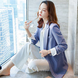 Interview Suit Women Khaki Blazer Women Spring and Autumn Leisure Top