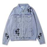 Man Fall Outfits Denim Jacket Loose Denim Jacket