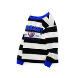 Children Long Sleeve Shirts Children's Clothing Spring and Autumn Boy's Long-Sleeved T-shirt Striped Set Long Sleeve