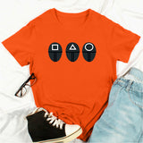 Squid Game Costume Printed Short-Sleeved Men's and Women's T-shirt