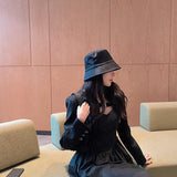 Women Bucket Hat Fisherman Sun-Proof Bucket Hat