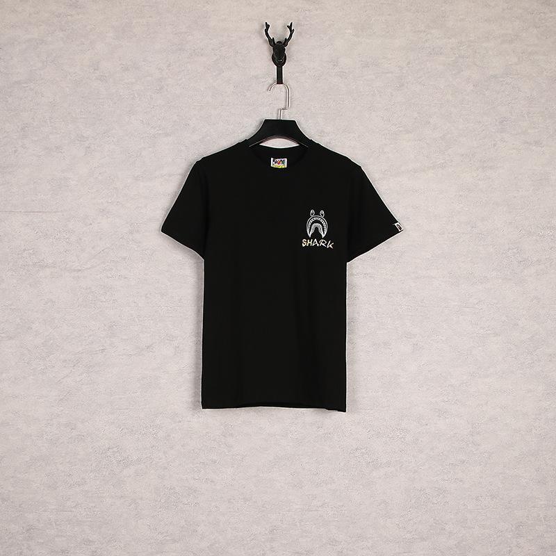 Bathing Ape T Shirt Summer Cartoon Loose-Fitting Casual Round-Neck Printed Short Sleeve T-shirt