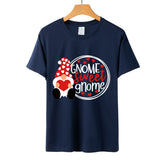 Valentine's Day T Shirts Couples Letter Heart Printing Women's Pullover T-shirt