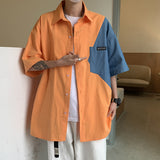 Men Jackets Workwear Thin Loose 3/4 Sleeve