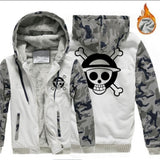 Skull Apparel Skull Print Sweater Stitching Jacket