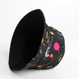 Bucket Hat Fishing Cap Cotton Print Fisherman Hat Fashion Sun Shade Bucket Hat