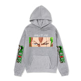 Anime Hoddies One Piece Series Sweater Men Sauron Print Fall Winter Coat