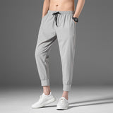 Grey Sweatpants Men's Casual Trousers Spring and Autumn Sweatpants Men