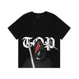 Vlone T Shirt Large V Short Sleeve High Street Men And Women Couple Half Sleeve