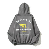 Kanye West Sunday Service Hoodie Autumn And Winter Letter Printed Hoodie Fleece-Lined Couple