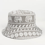 Bucket Hat Fishing Cap Cotton Print Fisherman Hat Hat Female Flower Bucket Hat Summer