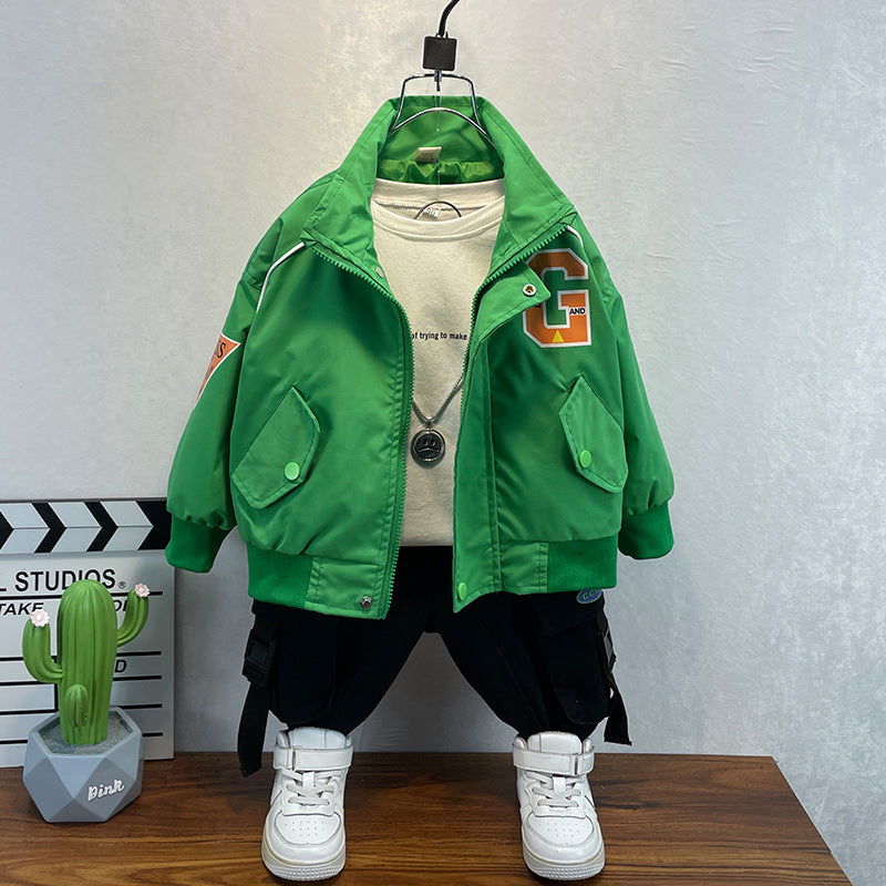 Toddler Boys Jackets Boys Autumn Clothing Coat Jacket Spring and Autumn