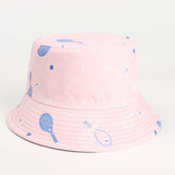 Bucket Hat Fishing Cap Cotton Print Fisherman Hat Printing Double-Sided Fashion Badminton
