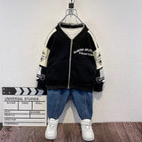 Toddler Boys Jackets Boys' Spring Coat Sports Baseball Uniform