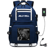 Jelly Roll Bag Jerry Roll Rapper Multi-Function Backpack