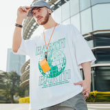 Men T-shirt Half-Sleeved Loose Printing