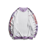 Crew Neck Sweatshirts for Men Men's Autumn Patchwork Sweater Men's Casual Pullover
