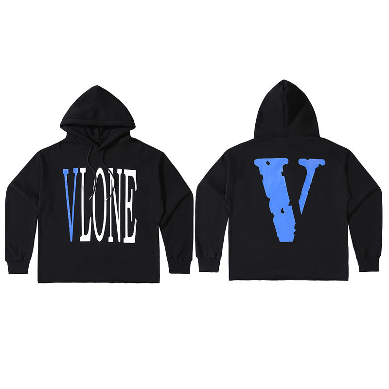 Vlone Hoodie Sweater Men'S Large V Coat Women'S Hooded