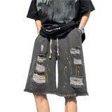 Men Denim Shorts Men's Summer