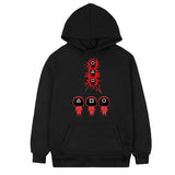 Squid Game Costume Autumn and Winter Men's and Women's Casual Loose Hooded Sweater