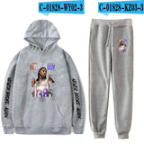 Never Broke Again Hoodie Hoodie Ankle Banded Pants Casual Suit