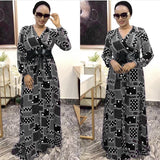 African Dashiki Dress Patchwork Long Dress plus Size Women's Clothing