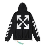 off White Hoodie Printed Loose Sweater Ow Casual Men's and Women's Hoodie Jacket