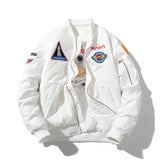 Varsity Jacket Casual Jacket Cotton-Padded Coat Men'S And Women'S Autumn And Winter Baseball