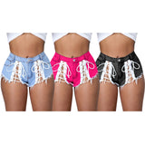 Coachella Music Festival Outfits Tassel Denim Shorts Summer Women's Clothing